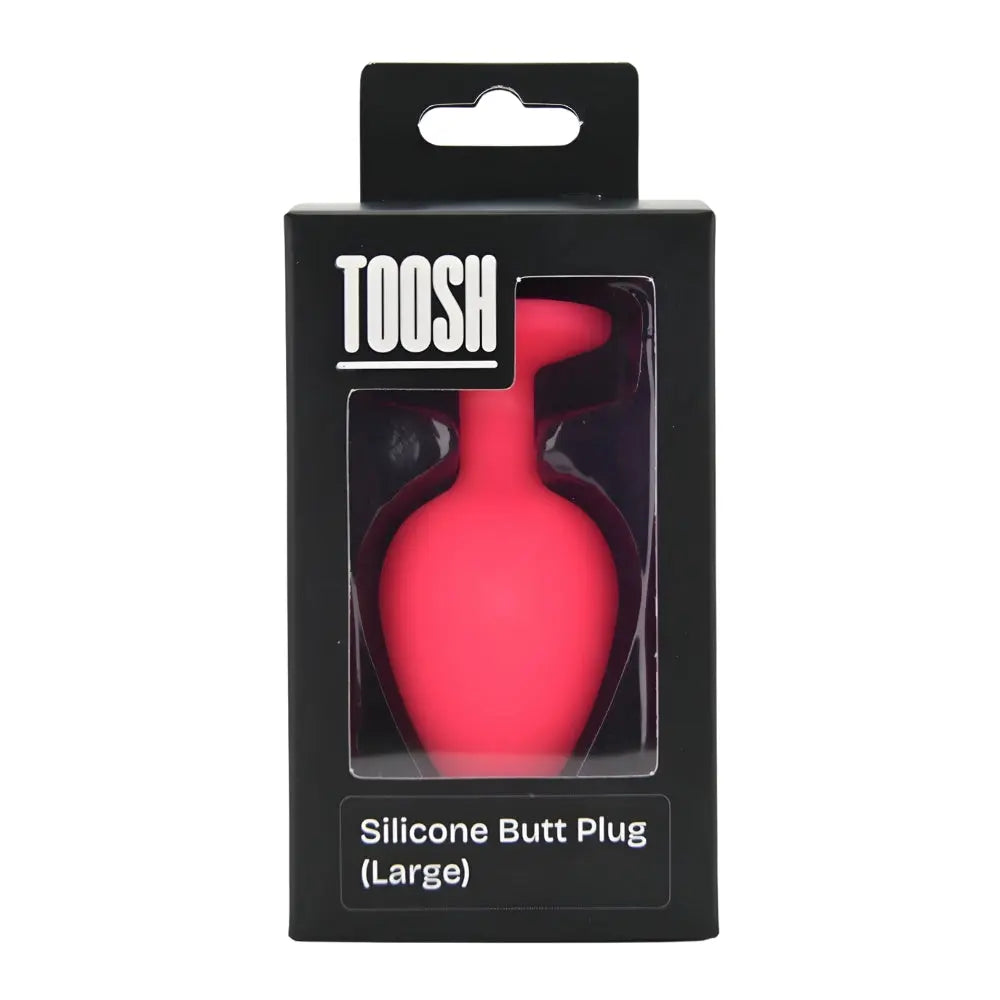 Toosh Pink Silicone Butt Plug Large Toosh