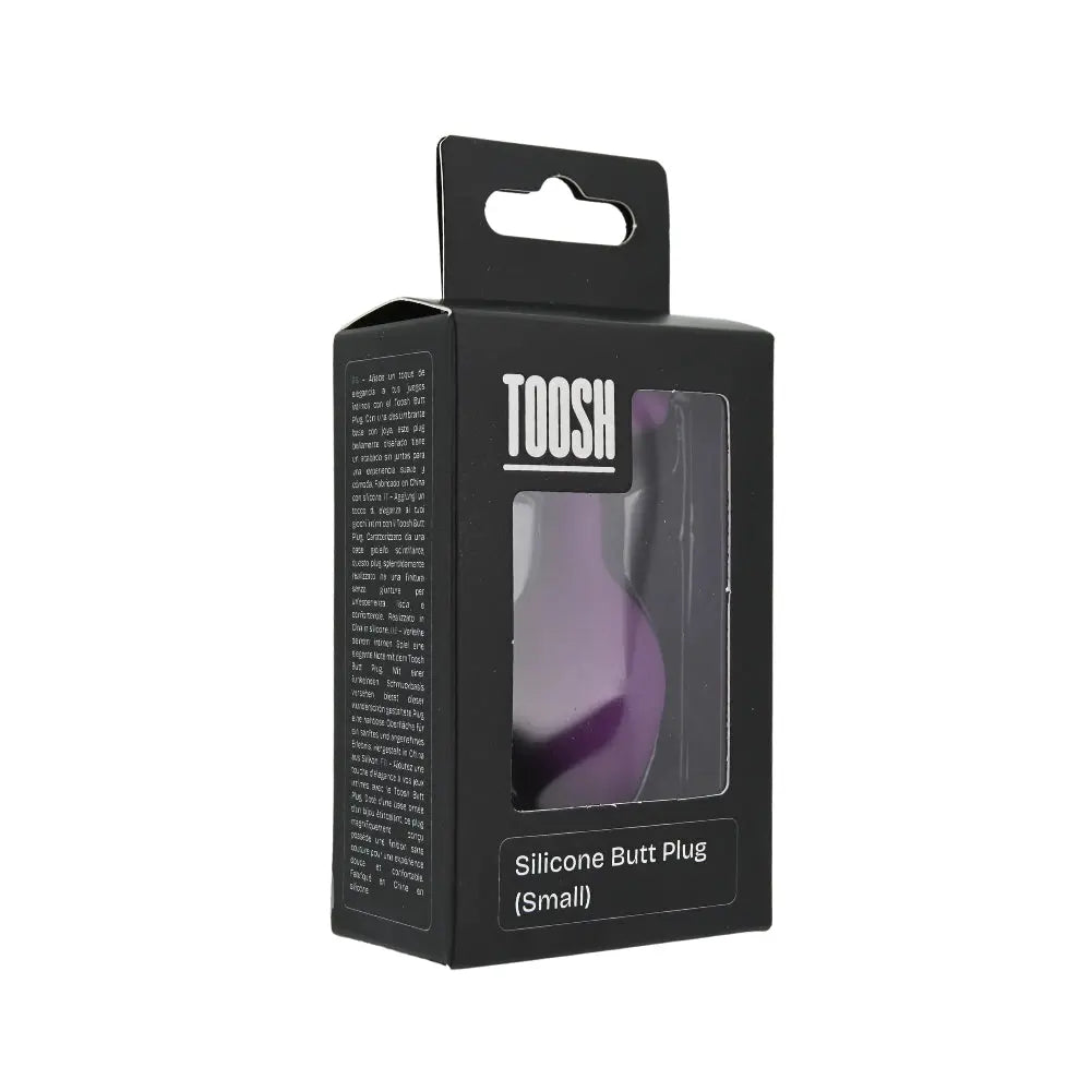 Toosh Purple Silicone Butt Plug Small Toosh