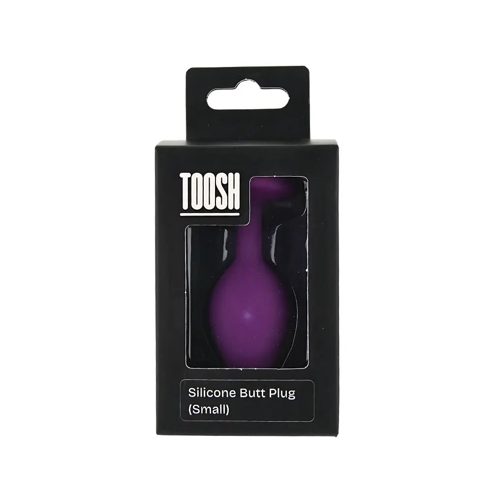 Toosh Purple Silicone Butt Plug Small Toosh