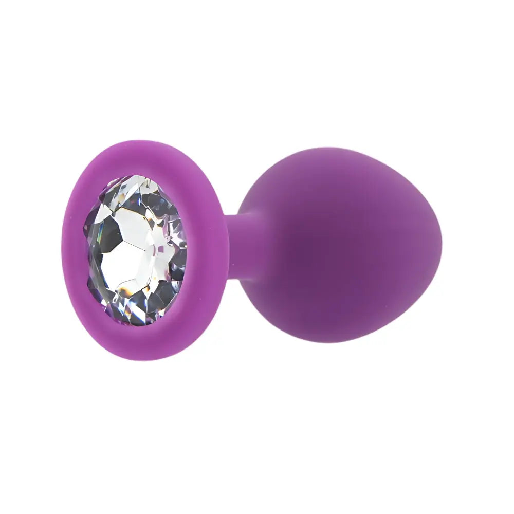 Toosh Purple Silicone Butt Plug Medium Toosh