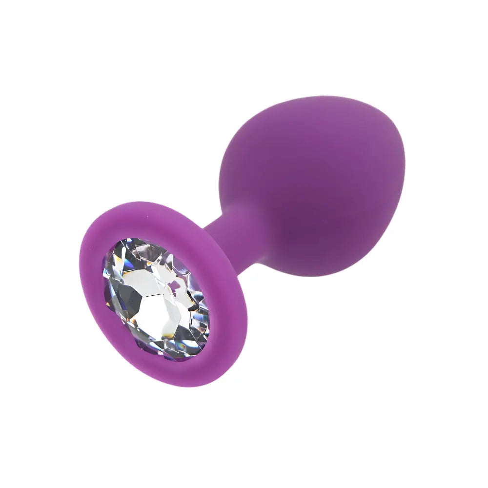 Toosh Purple Silicone Butt Plug Medium Toosh