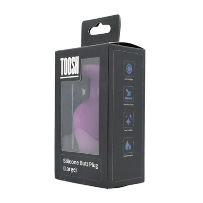 Toosh Purple Silicone Butt Plug Large Toosh
