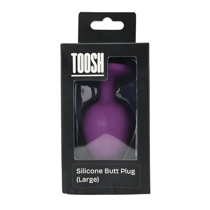 Toosh Purple Silicone Butt Plug Large Toosh