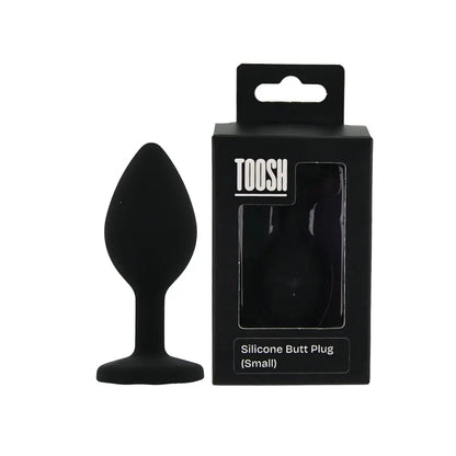 Toosh Black Silicone Butt Plug Small Toosh