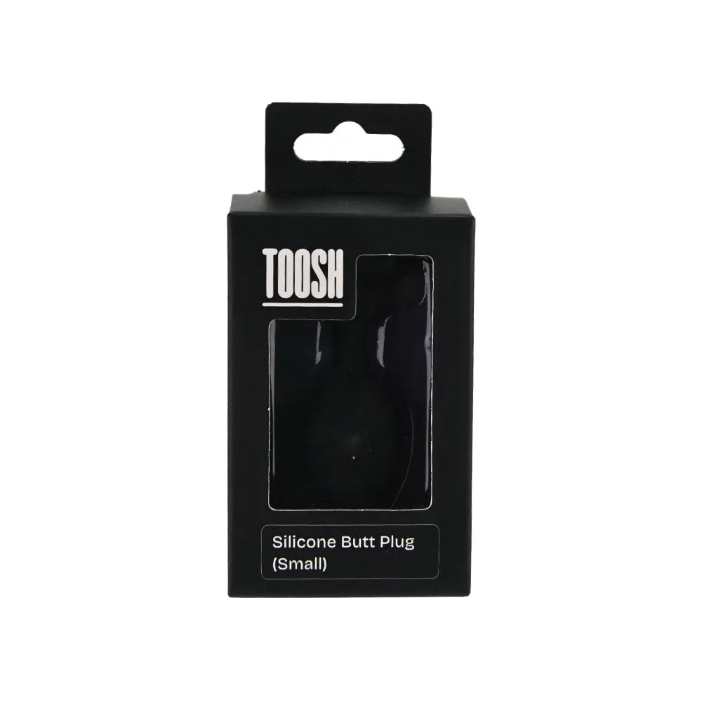Toosh Black Silicone Butt Plug Small Toosh