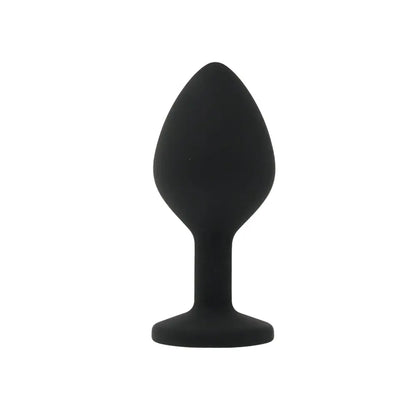 Toosh Black Silicone Butt Plug Medium Toosh
