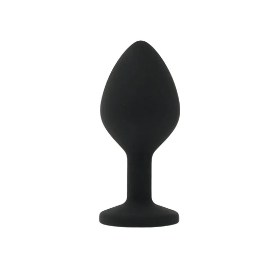 Toosh Black Silicone Butt Plug Medium Toosh