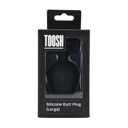 Toosh Black Silicone Butt Plug Large Toosh