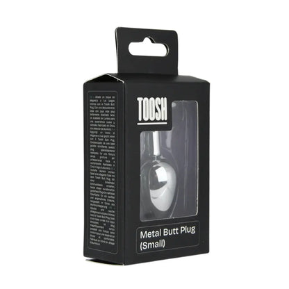 Toosh Silver Metal Butt Plug Small Clear Stone Toosh