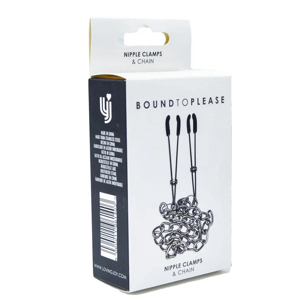 Bound to Please Nipple Clamps & Chain Bound to Please