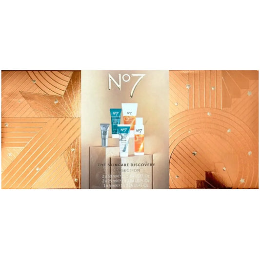No7 The Skincare Discovery Collection Set 2 x 50ml + 2 x 25ml + 1 x 5ml No7