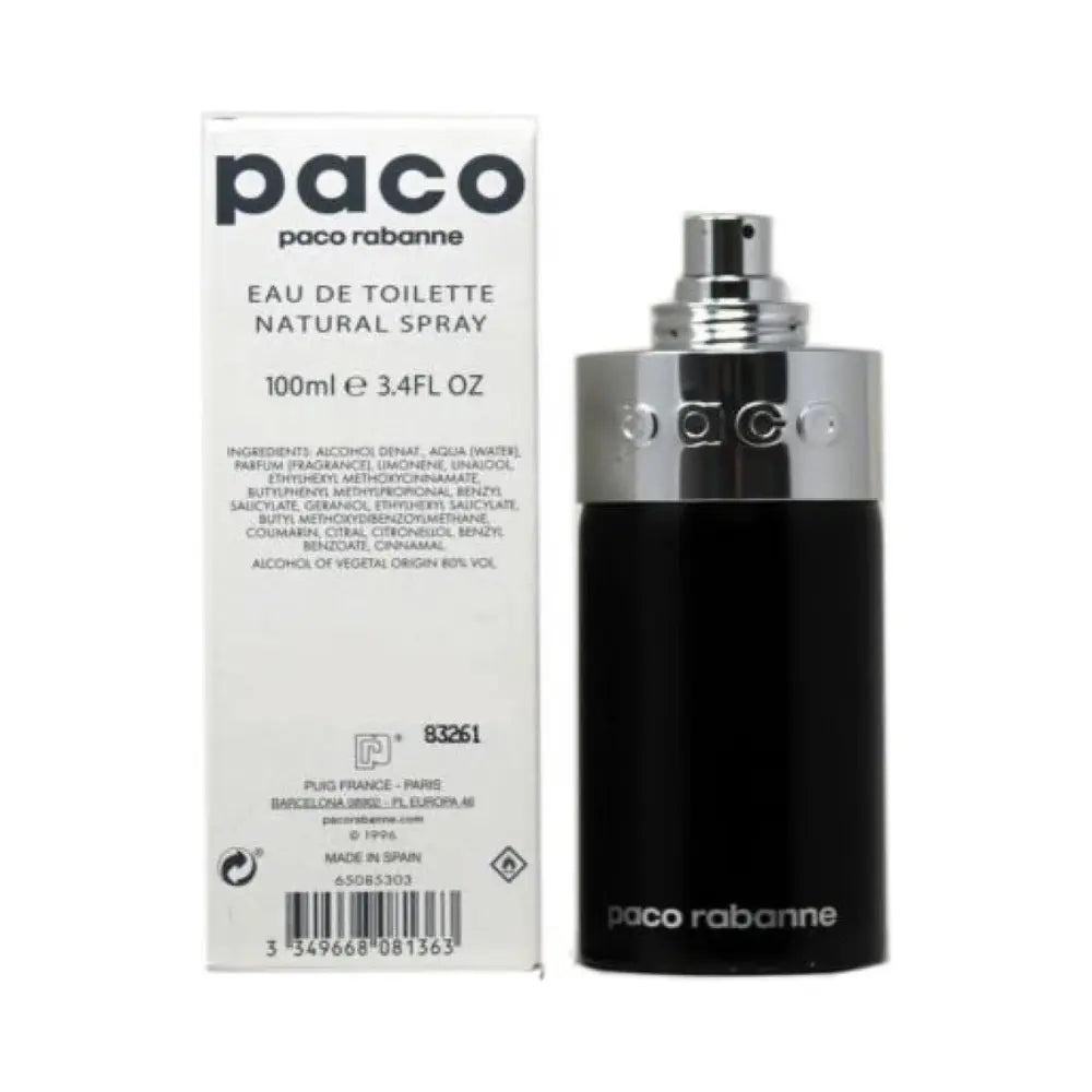 Paco Rabanne Paco Eau de Toilette Spray 100ml Tester Paco Rabanne
