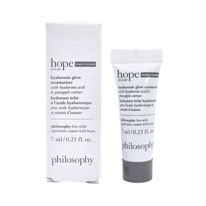 Philosophy Hope In A Jar Water Cream Hyaluronic Glow Cream 7ml Philosophy
