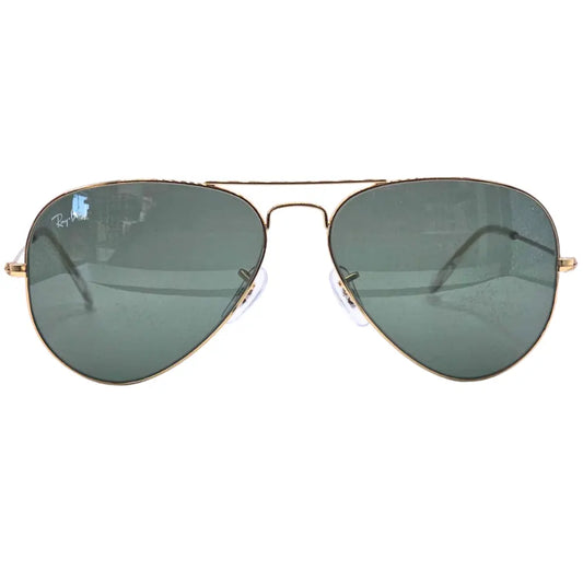 Ray-Ban Aviator RB3025 Mens Sunglasses Frame Colour Gold Lens Colour G-15 Green Ray-Ban
