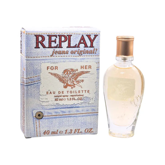 Replay Jeans Original for Her Eau de Toilette Spray 40ml Replay