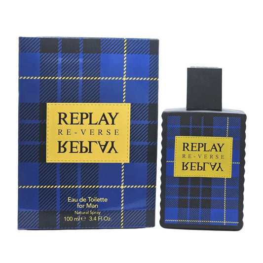 Replay Re-Verse Eau de Toilette for Man Spray 100ml Replay