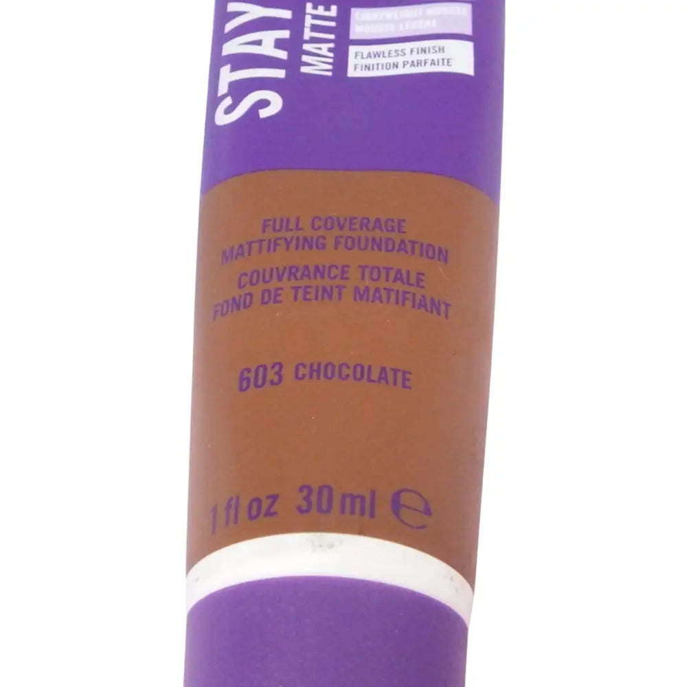 Rimmel Stay Matte Foundation 30ml - 603 Chocolate