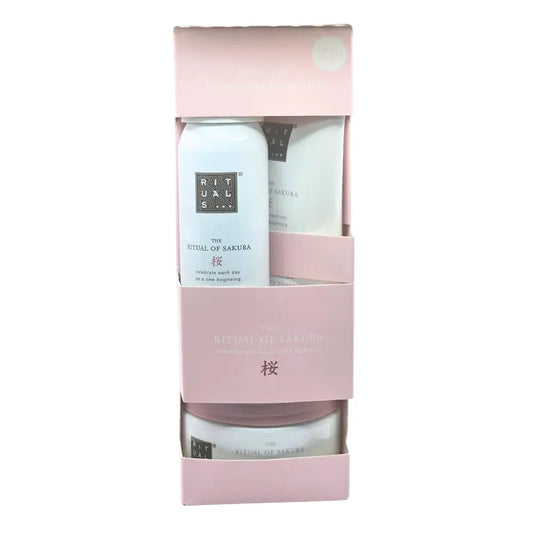 Rituals The Ritual of Sakura Trial Set Shower Gel 50ml + Body Scrub 125g + Body Cream 70ml