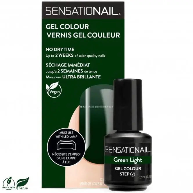 SENSATIONAIL Step 2 Gel Polish 7.39ml - Green Light SENSATIONAIL