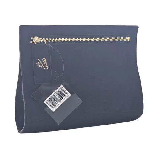 Sarah Jessica Parker SJP Stash Black Clutch Bag with Gold Zip Sarah Jessica Parker