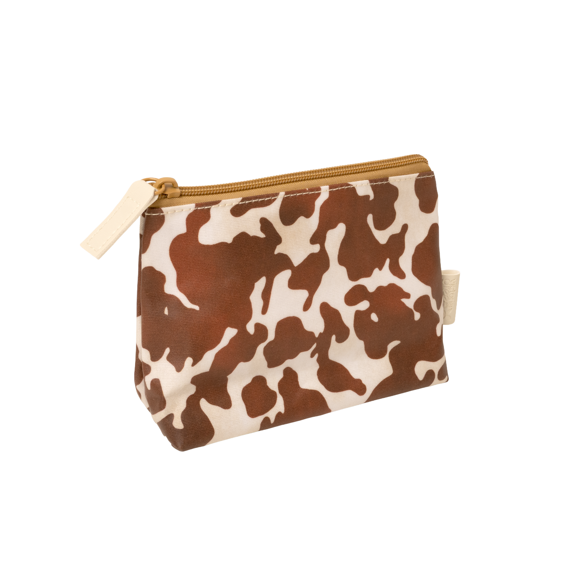 'Mia' Small Makeup Bag - Cow Print - Victoria Green Victoria Green
