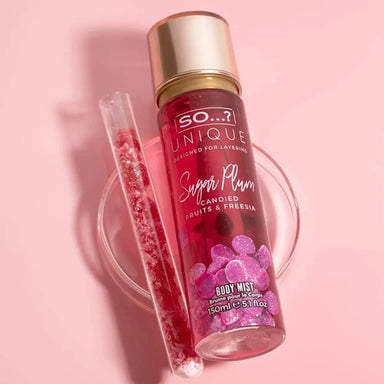 So..? Unique Sugar Plum Body Mist 150ml - The Beauty Store