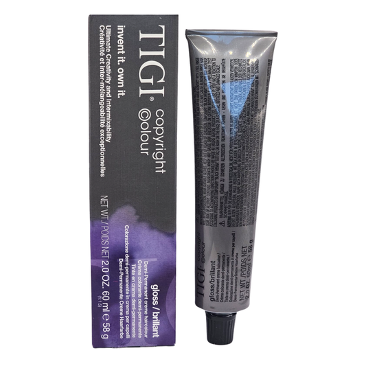 TIGI Copyright Colour Gloss Permanent Creme Haircolour 60ml/58g - 55/22 Intense Violet Light Brown