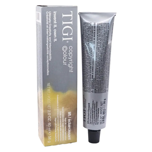 TIGI Copyright Colour Lift Permanent Creme Haircolour 60ml/58g - 100/83 Ultra Light Ash Golden Blonde Tigi