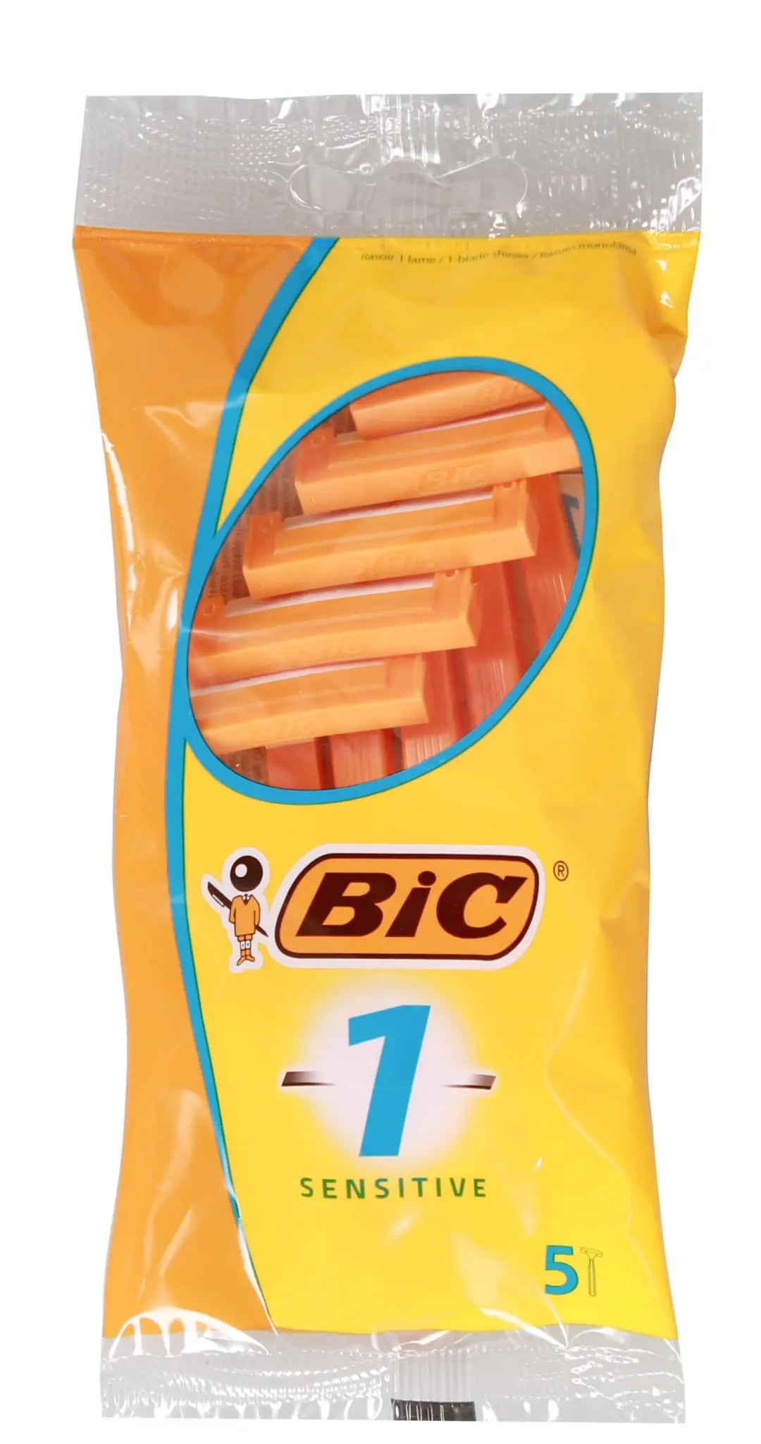 BIC 1 DISPOSABLE RAZORS SENSITIVE 5'S - Pack of 40