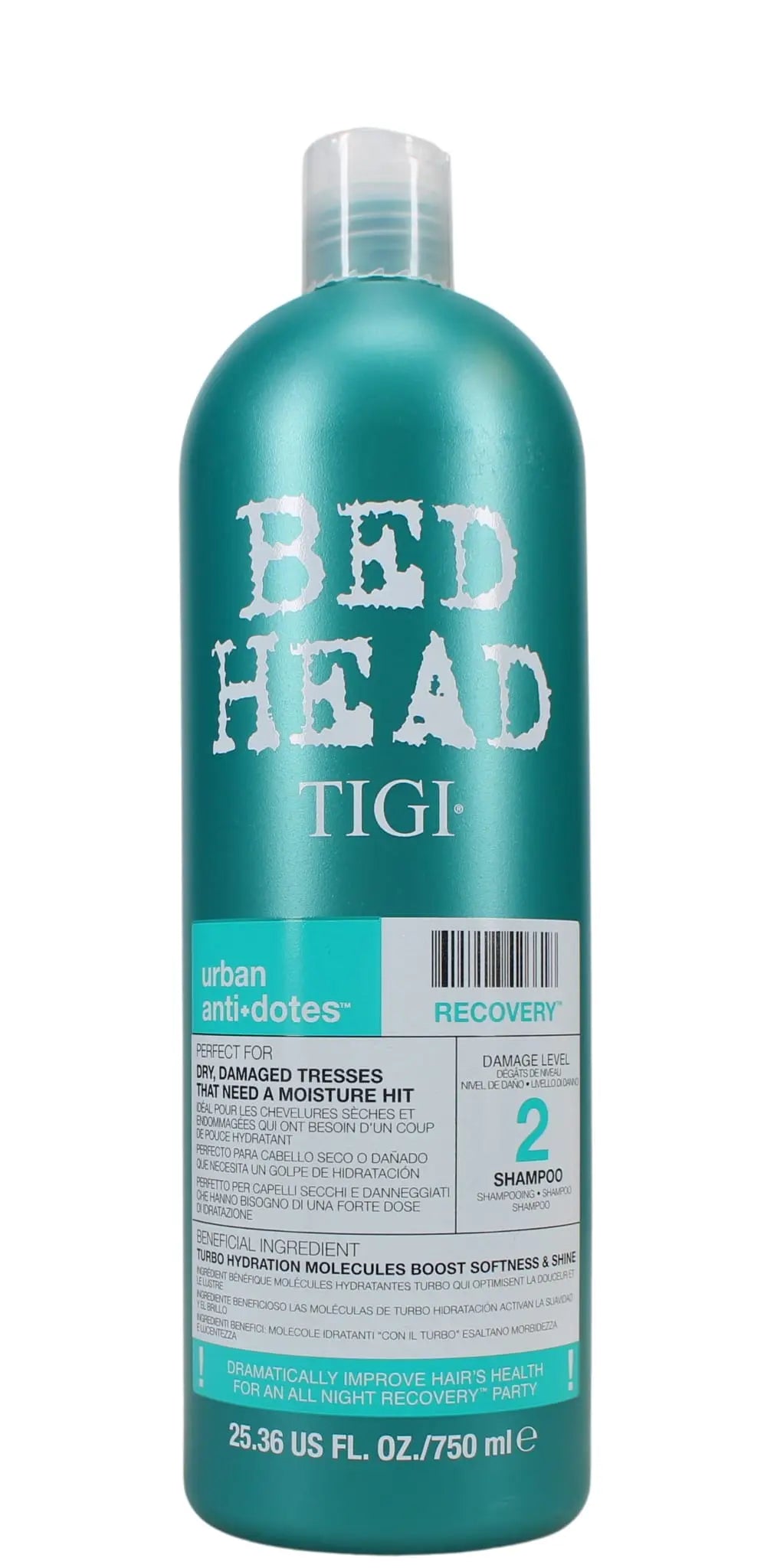 TIGI BED HEAD 750ML SHAMPOO RECOVERY - Pack of 12