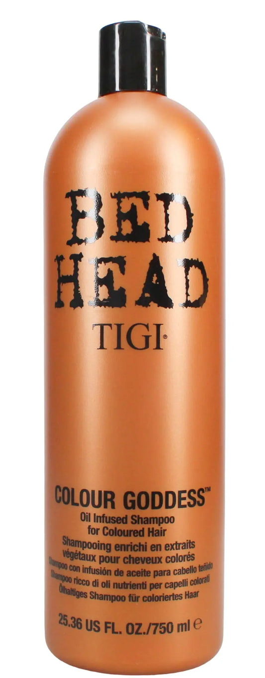 TIGI BED HEAD 750ML SHAMPOO COLOUR GODDESS OIL INFUSED - Pack of 12