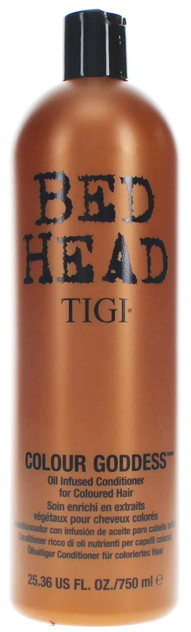 TIGI BED HEAD 750ML CONDITIONER COLOUR GODDESS OIL INFUSED - Pack of 12