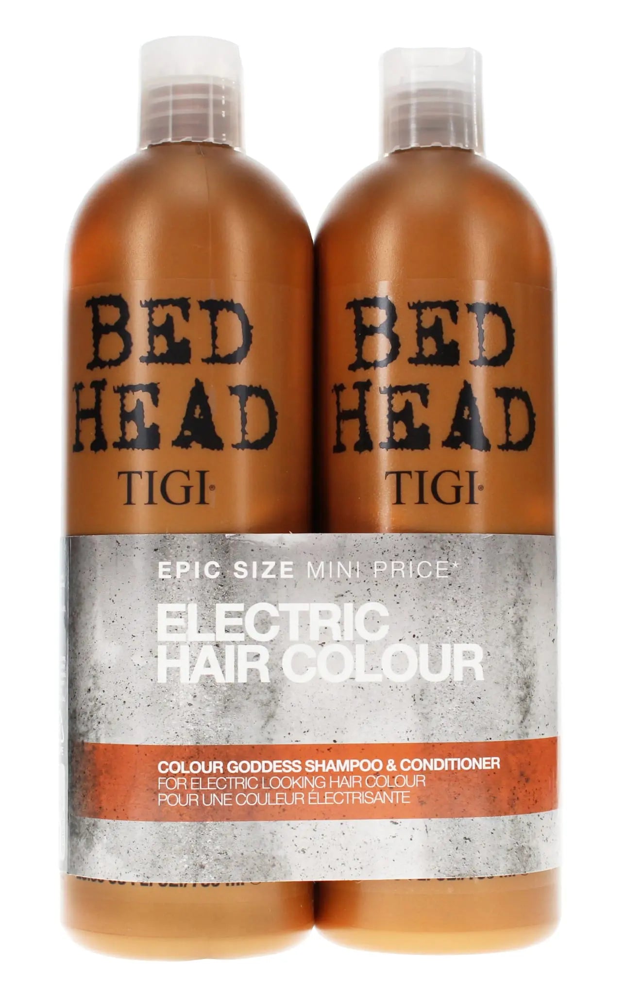 TIGI BED HEAD 2X750ML DUO SHAMPOO & CONDITIONER COLOUR GODDESS - Pack of 6