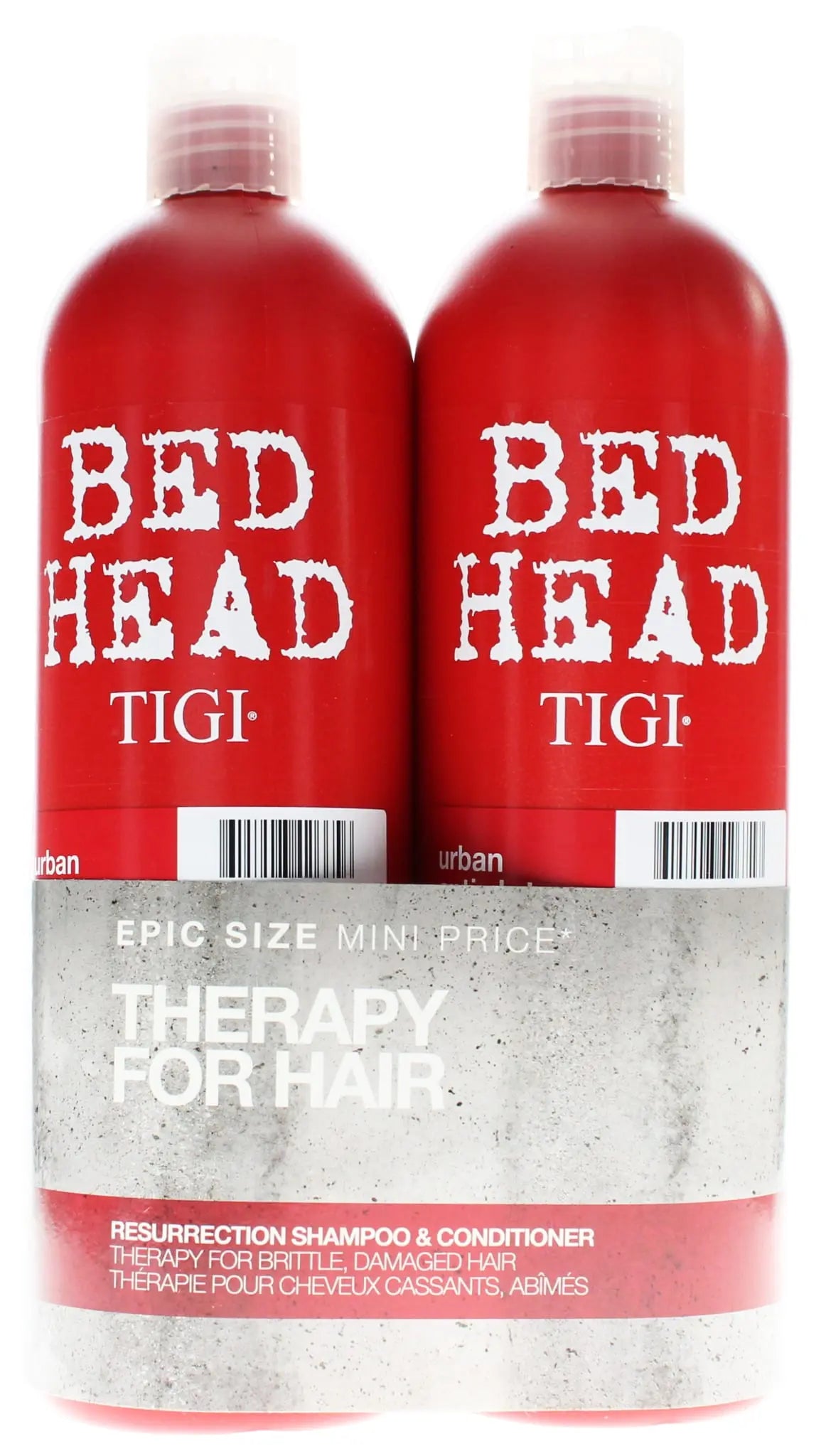 TIGI BED HEAD 2X750ML DUO SHAMPOO & CONDITIONER RESURRECTION - Pack of 6