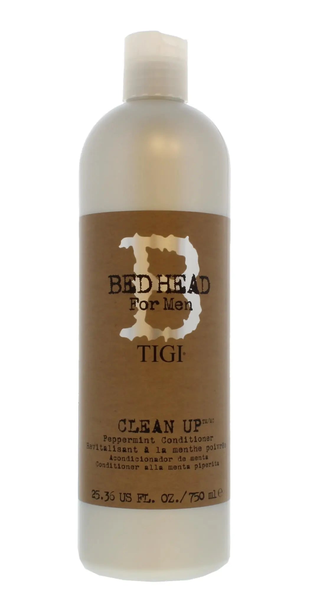 TIGI BED HEAD 750ML CONDITIONER B FOR MEN CLEAN UP PEPPERMINT - Pack of 12
