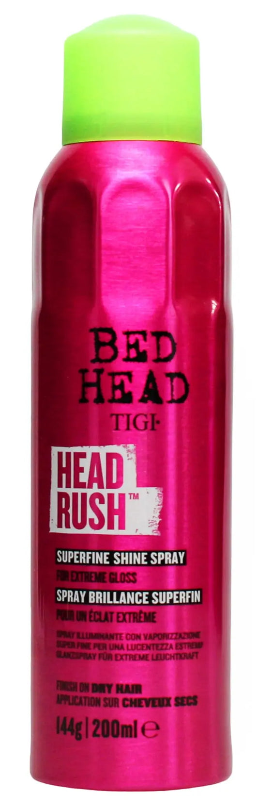 TIGI BED HEAD 200ML HEADRUSH SHINE SPRAY - Pack of 6