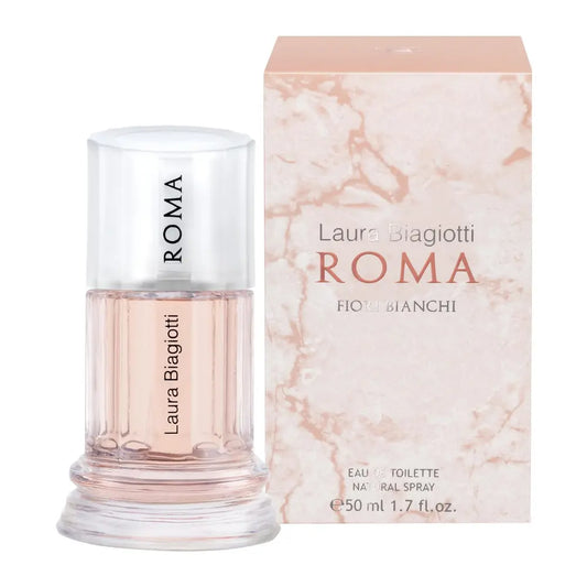 Laura Biagiotti Roma Fiori Bianchi Eau De Toilette 50ml Laura Biagiotti
