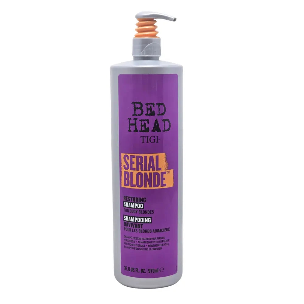 Tigi Bed Head Serial Blonde Shampoo for Damaged Blonde Hair 970ml Tigi