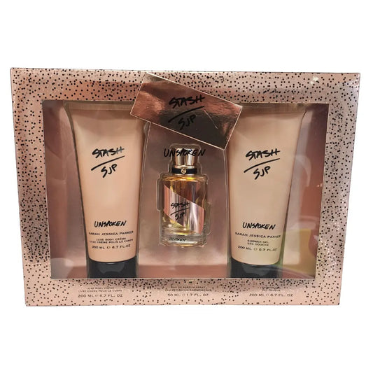 Sarah Jessica Parker Stash Unspoken Gift Set EDP 50ml + S/Gel 200ml + B/Lotion 200ml Sarah Jessica Parker