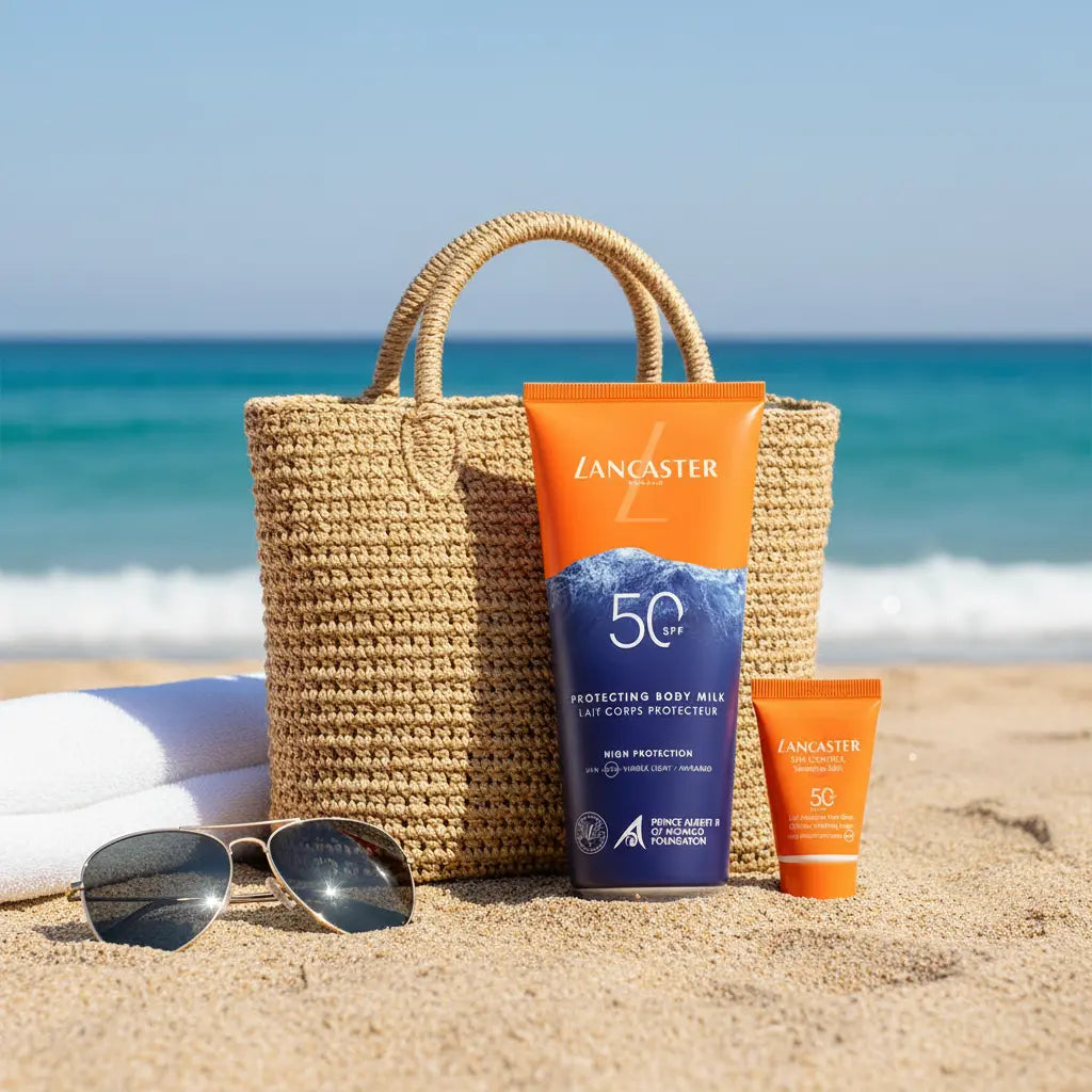 Lancaster Protecting Body Milk SPF 50 200ml + SPF 50 for Face 15ml Lancaster