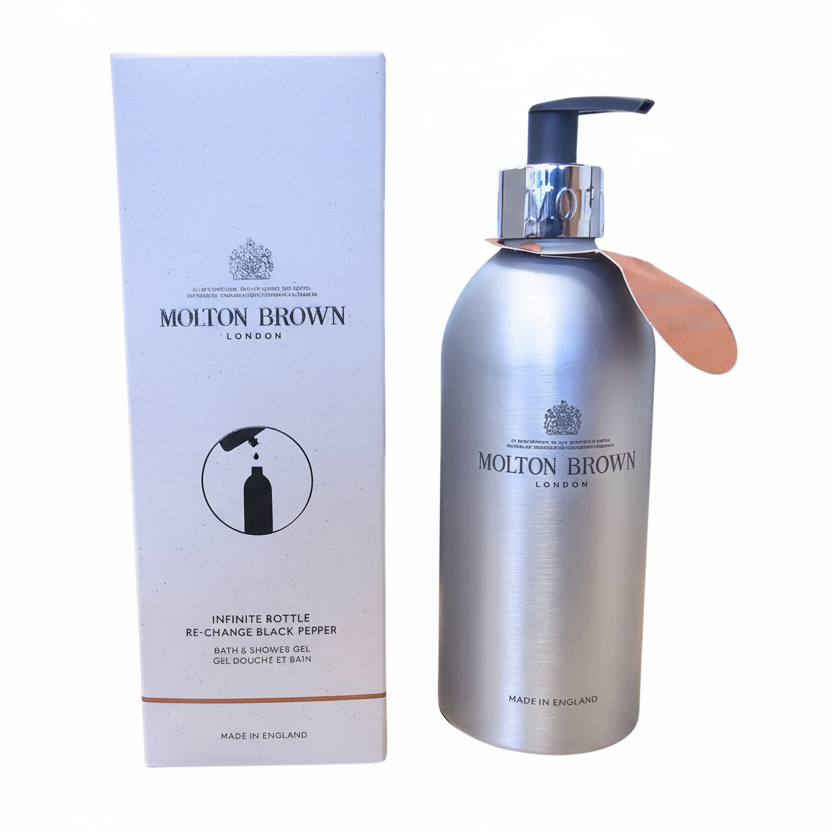 Molton Brown Infinite Bottle Re-Charge Black Pepper Bath & Shower Gel 400ml Molton Brown