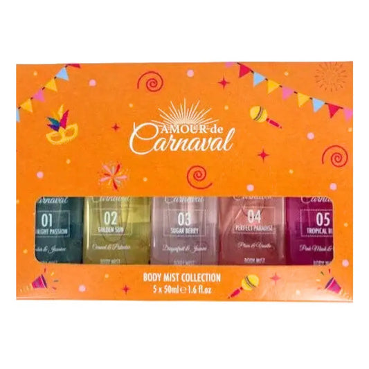 Laurelle London Amour de Carnaval Body Mist Collection 5 x 50ml Laurelle London