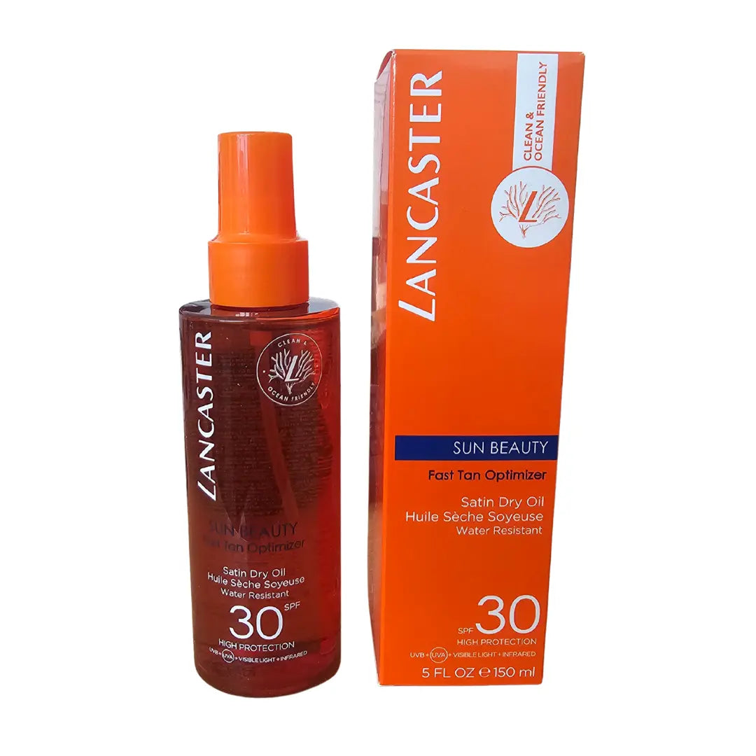 Lancaster Sun Beauty Satin Dry Oil SPF 30 150ml Water Resistant Tester Lancaster