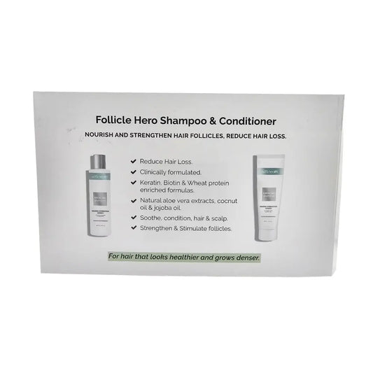 Kera Health Follicle Hero Shampoo & Conditioner Carded Samples Kera Health