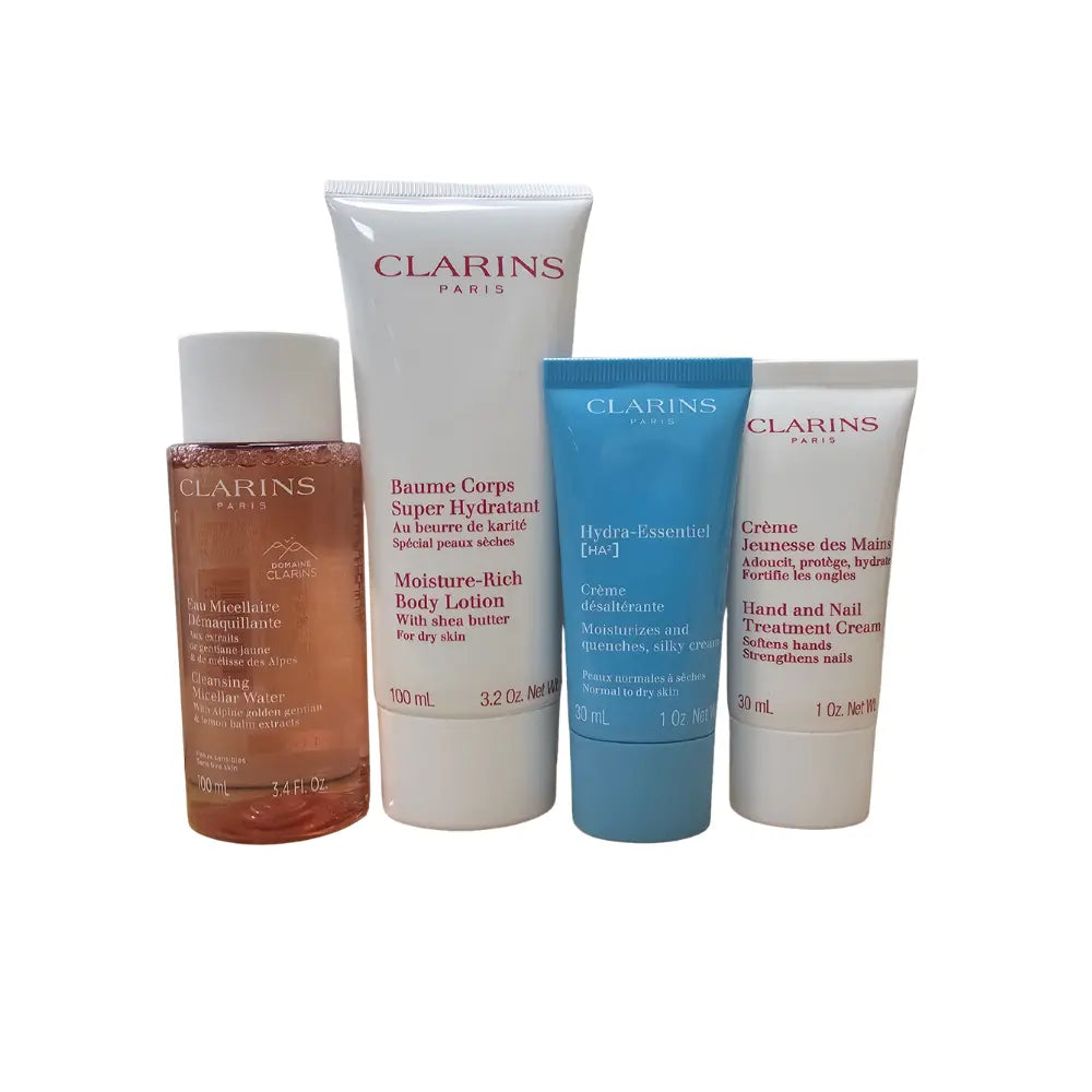 Clarins Head-To-Toe Moisturizing Essentials Set Clarins