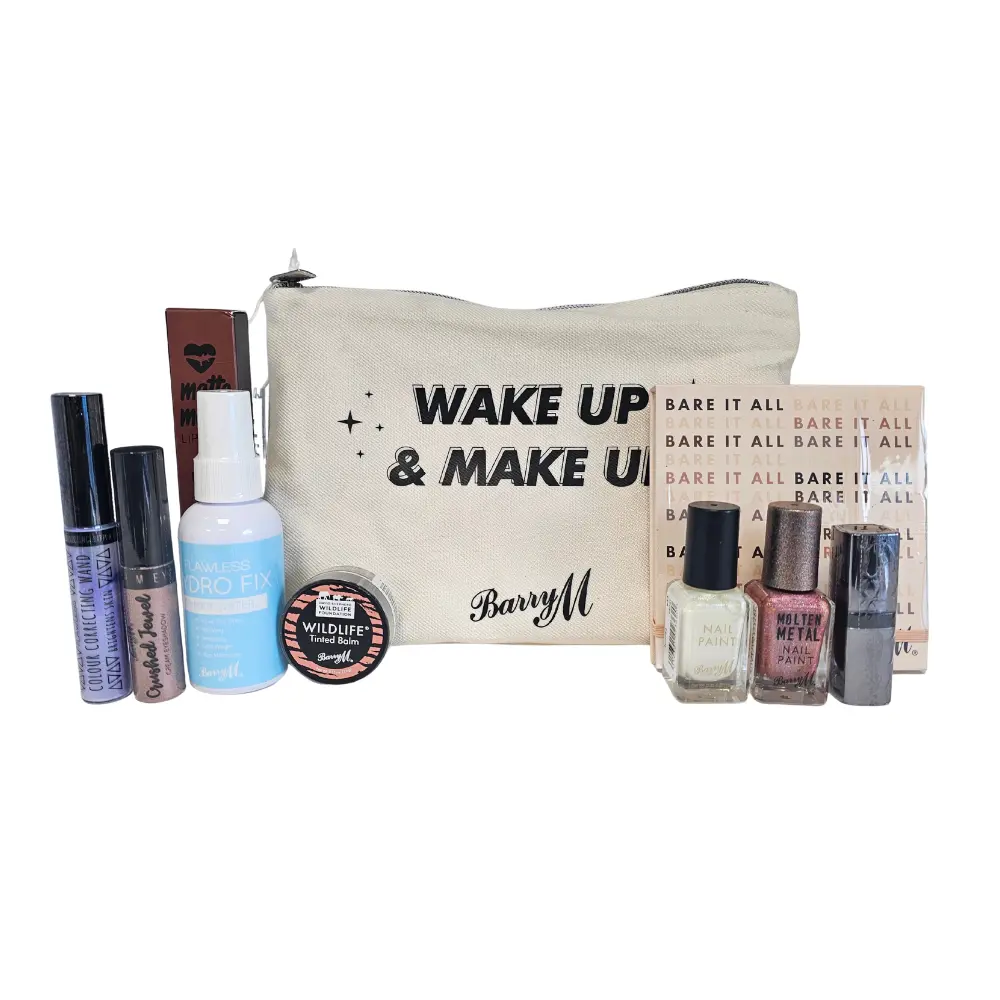 Barry M Wake Up & Make Up 10 Piece Makeup Gift Set Barry M
