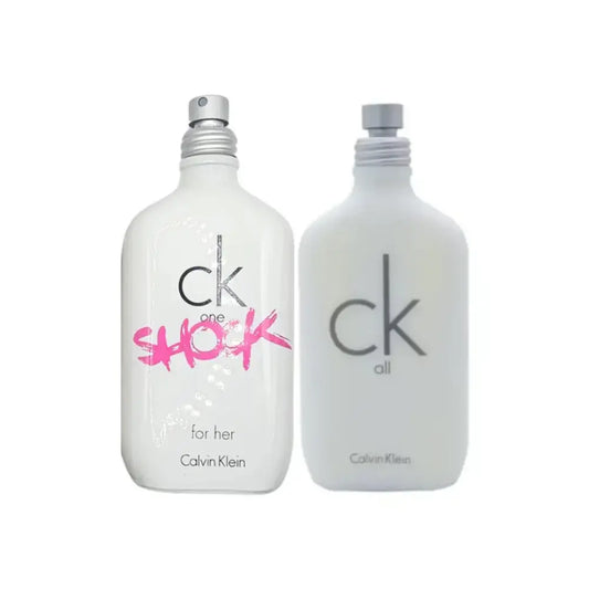 Calvin Klein CK One Shock for Her 100ml + CK All Unisex 100ml Tester Bundle Calvin Klein