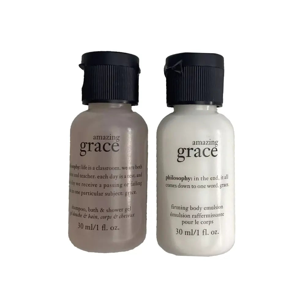 PHILOSOPHY AMAZING GRACE SET: 1 x FIRMING BODY EMULSION 30ML +  SHOWER GEL 30ML Philosophy