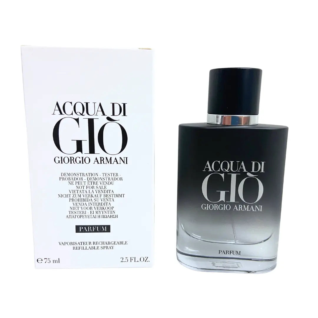 Armani Acqua di Gio Pour Homme Parfum Spray 75ml Tester Armani