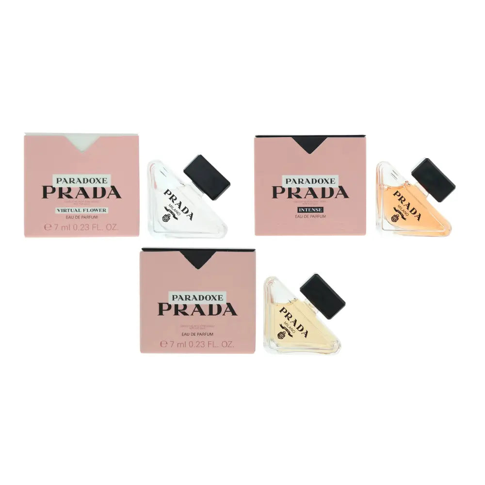 Prada Paradoxe Miniature Trio EDP 7ml + Intense 7ml + Virtual Flower 7ml